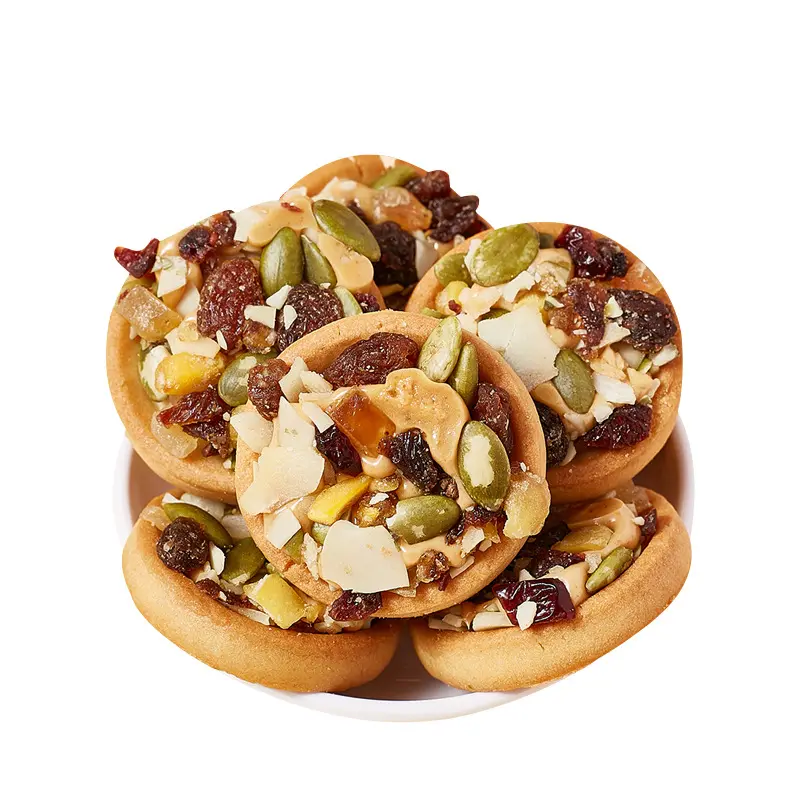 Loose Round Exotic Snacks Nut Pizza Nut Biscuits Grain Snacks Cookie