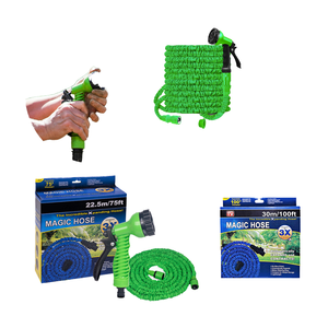 Manguera <span class=keywords><strong>de</strong></span> Riego Expandible <span class=keywords><strong>de</strong></span> Bajo Precio del Proveedor <span class=keywords><strong>de</strong></span> Fábrica, <span class=keywords><strong>de</strong></span> <span class=keywords><strong>Goma</strong></span> con Conector Rápido <span class=keywords><strong>de</strong></span> Latón o ABS para Uso en Exteriores - Product Image 4