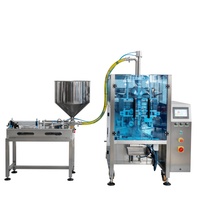 Machine d'emballage de sachets pour liquides de qualité alimentaire, jus, soda, eau, miel, vinaigre, ketchup, boissons
