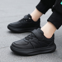 Chaussures de sport décontractées respirantes en cuir synthétique pour enfants, vente en gros, confortables pour grands garçons, chaussures de sport montantes pour enfants