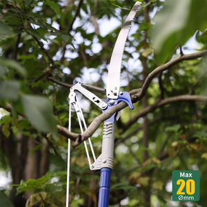 Cisailles d'élagage télescopiques Greenda en acier inoxydable bleu, cisailles de taille de 20-30 mm pour la coupe des branches hautes en extérieur - Product Image 4