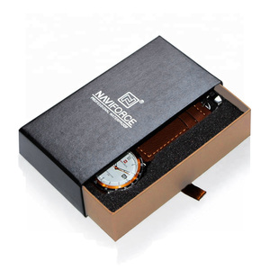 Custom <strong>Paper</strong> <strong>Drawer</strong> Gift Packaging <strong>Box</strong> Single <strong>Watch</strong> <strong>Paper</strong> Boxes <strong>Package</strong> with <strong>Foam</strong> in - Product Image 5