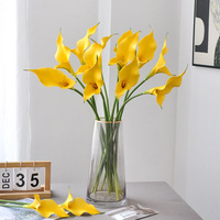 Vente directe d'usine, fleurs artificielles en PU au toucher réel, lys calla blancs et violets, fleurs de mariage, lys calla pour événements, décoration de la maison