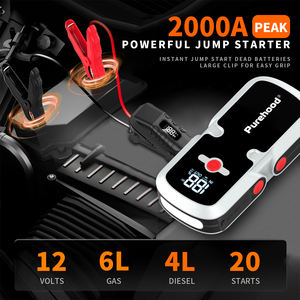 Портативное пусковое устройство и зарядное устройство для автомобиля 2000A Q3 - Product Image 3