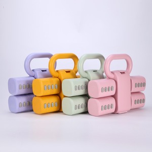 Juego de Mancuernas y Pesas Rusas Ajustables 2 en 1, 4kg-6kg, Portátiles, Ecológicos, para Entrenamiento en Casa, Pesas Ligeras, Unisex, Fitness - Product Image 2