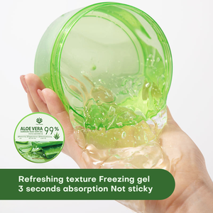 <span class=keywords><strong>Gel</strong></span> <span class=keywords><strong>de</strong></span> <span class=keywords><strong>Aloe</strong></span> <span class=keywords><strong>Vera</strong></span> Natural Refrescante, Reduce el Enrojecimiento y la Irritación, Calmante e Hidratante, con Logotipo Personalizado - Product Image 3