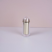 Flacon en plastique acrylique PS de luxe en forme de double balle de 30 ml et 60 ml, conteneur pour capsules et pilules de suppléments vitaminiques et de santé