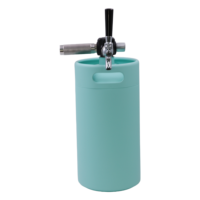 Distributeur de boissons 5L à double paroi en inox pour cocktails, sangrias, highballs, hard seltzers – Équipement de restauration commerciale