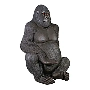 Estatua de Batman de peluche de 3 monos, escultura comercial personalizada, decoración de la libertad