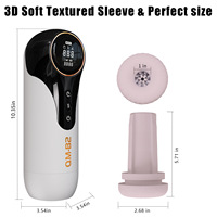 Lexinwish Herren Vollautomatischer Elektrischer Vibrations-Masturbationsbecher Realistische TPE-Vagina Einziehbare Kammer Saug- und Heizmodell