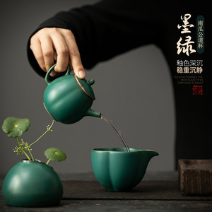 Pumpkin Shaped Ceramic Fair <b>Cup</b> Matte Retro <b>Tea</b> <b>Set</b> For Gift Dehua County Made - Product Image 1