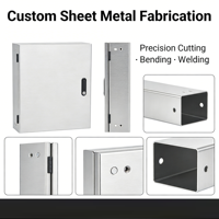 Service de fabrication de tôles d'aluminium sur mesure OEM, découpe laser, estampage et pliage, très apprécié pour les boîtiers