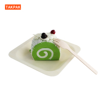Vaisselle de fête biodégradable, assiette en papier et plateau à pulpe de canne à sucre, alternative écologique au plastique jetable
