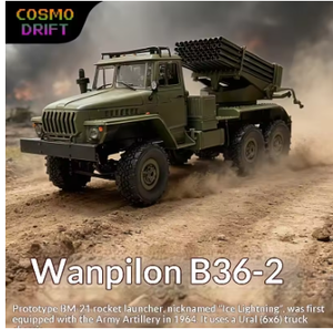 Voiture RC WPL B36 B36-2 B36-3 6WD, modèle de véhicule de transport à l'échelle 1:16, six roues motrices, tout-terrain, jouets de camion RC - Product Image 4