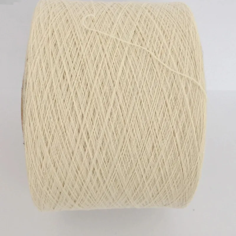 Best selling quality 2S-6S cotton white fancy recycled yarn