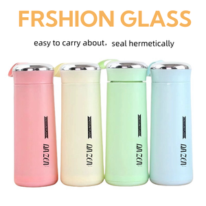 Tasse personnalisée 400ML infusée de cristal Tasse à eau en verre <span class=keywords><strong>publicitaire</strong></span> fraîche à tendance simple pour les étudiants et l'utilisation du café - Product Image 4