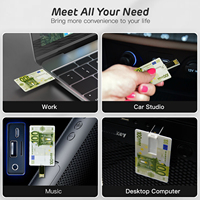 Kartu Kredit USB Super Tipis, Stik Memori USB, Kartu Bisnis Cetak Kustom Grosir 128Mb 8GB 64GB