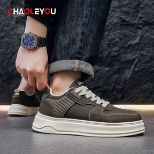 Nouvelles Chaussures Homme Printemps-Été 2026 – Baskets Décontractées Tendance, Polyvalentes, Respirantes, à Semelle Épaisse et Rehaussante, Style Skate - Product Image 3