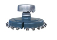 Commutateur de tension à disque en aluminium personnalisable à trois positions 10KV 5% pour transformateur de bâtiment commercial