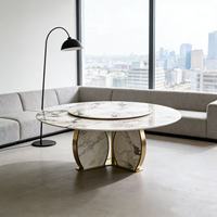 Luxuriöser Esstisch aus natürlichem weißem Marmor, modernes, elegantes Herzstück für Küche und Esszimmer