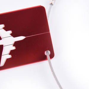 Etiquetas de Equipaje de Aleación de Aluminio 750X450X2.35MM, Diseño Creativo de Avión, Accesorios para Bolsas, Opciones Multicolores - Product Image 2