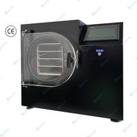 Lyophilisateur de bureau à 4 plateaux pour légumes et fruits Machine de lyophilisation de laboratoire à usage domestique avec composant de noyau de pompe