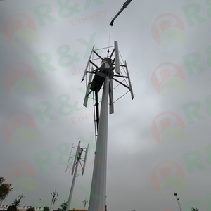 Générateur éolien axial vertical de type H pour usage agricole, 10 kW, 20 kW, 50 kW, avec pales en verre/basalte et sortie 96 V-380 V, RX-HV Vertical Wind Tu - Product Image 2