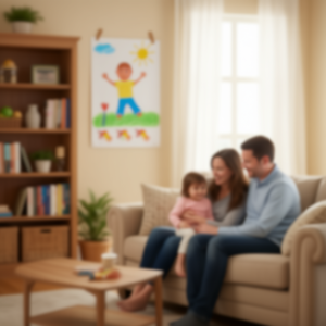 Camiseta de manga larga para madres adoptantes, para apoyo a la atención de niños en el hogar, esperanza, colocación segura de niños, felicidad familiar - Product Image 3