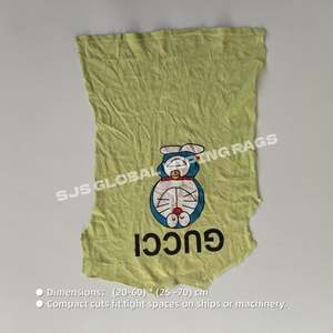 Trapos de Tela de Colores Mezclados para Uso en Taller, Trapos de Camiseta con Alto Contenido de Algodón, Trapos para Pintores, Bolsas de 10 kg, Trapos de Limpieza Industrial - Product Image 3