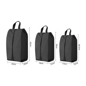 Schuh ablage Organizer Bag Wasserdichtes Nylon gewebe mit stabilem Reiß verschluss für Reises chuh Tragbare Hänge tasche für Kinder Frau Mann