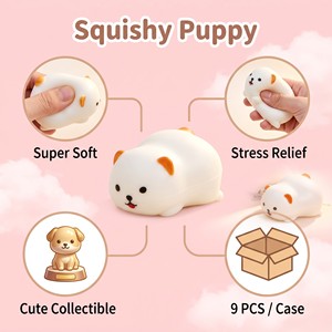 Cute Dog Silicone LED <b>Night</b> <b>Light</b> Rechargeable Soft Touch <b>Children's</b> Bedside Lamp Color Changing Gift Decor - Product Image 4
