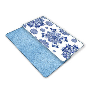 Serviette de <span class=keywords><strong>plage</strong></span> gaufrée en microfibre suédée RPET recyclée, sans sable, extra large, de luxe, avec impression personnalisée du logo - Product Image 1