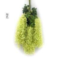 Fleurs artificielles parfumées en glycine suspendues pour la décoration de plafond de mariage, Pâques, Noël, style moderne