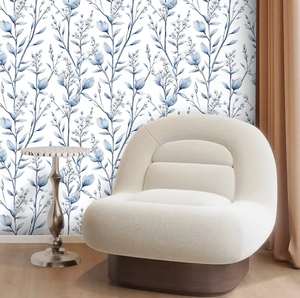 Rénovation de chambre d'appartement de haute qualité et à la mode croquis peinture autocollants floraux <span class=keywords><strong>papier</strong></span> peint - Product Image 4
