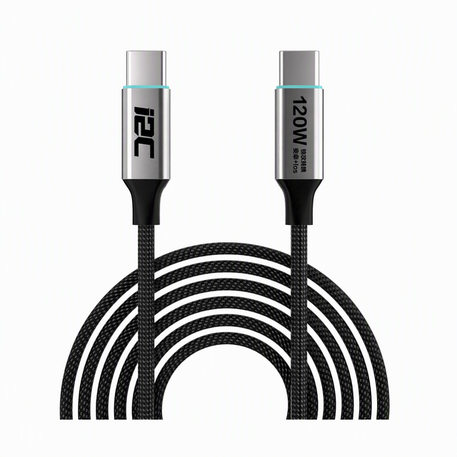 Wholesale Premium Universal USB2.0 C Cable 20V7A Type C Cable Fast Charging PD120W Data Transfer Aluminum Alloy for Mobile Phone