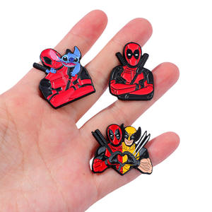 शांत अमेरिकी गर्म नायक एनमेल एनीमे पिन कोस्प्ले एनीमे चरित्र ब्रोच - Product Image 1