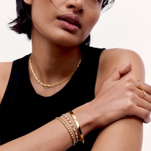 Bracciali in <span class=keywords><strong>Oro</strong></span> 18k con Zirconia Cubica a Forma di Pera, Quadrata e Rotonda, Gioielli Trendy, <span class=keywords><strong>Bracciale</strong></span> in Argento 925 con Charm Delicato - Product Image 4