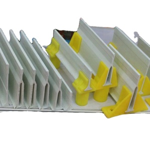 Soporte de pultrusión FRP de alta resistencia, haz, sistema de suelo de cerdo, fibra de vidrio, acabado liso sólido, moldeado, corte, soldadura incluida - Product Image 2
