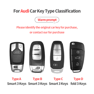 Funda de Piel Sintética Premium para Llaves de Coche <span class=keywords><strong>Audi</strong></span> A4L/<span class=keywords><strong>A3</strong></span>/A5/A6L/Q4/Etron/Q7, Protección Total, Compatible con Modelos Internacionales, Venta al por Mayor de Fábrica - Product Image 2