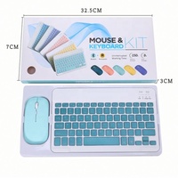 Combo de Teclado y Ratón Inalámbrico Delgado con Retroiluminación RGB y Proyección Láser, Compatible con Múltiples Dispositivos para Windows, Mac, Tablet, Pedidos al por Mayor, PCB