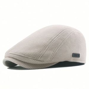 Wholesale Spring Autumn Winter Warm Knnited Cap Beret Flat Top Ivy <b>Hat</b> <b>for</b> Men - Product Image 5