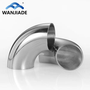 ข้อต่อท่อสแตนเลส 304 เกรดสุขภัณฑ์ ขนาด 1-2 นิ้ว ข้อศอกเชื่อม 90 องศา - Product Image 2