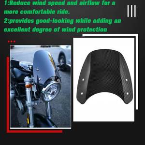 Parabrisas de motocicleta XXUN carenado de faro para <span class=keywords><strong>Ducati</strong></span> <span class=keywords><strong>Scrambler</strong></span> 800 Sixty21100 Full Throttle Desert Sled 15-20 - Product Image 4