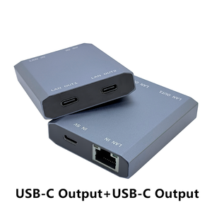 ตัวแยกสัญญาณเครือข่ายแบบอะลูมิเนียมอัลลอยด์ พอร์ตคู่ รองรับ Full-Duplex และ Half-Duplex ความเร็ว 10 100 1000 Mbps กิกะบิตแลน แบบ Type-C/RJ45 ดีไซน์กะทัดรัด - Product Image 6