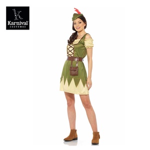 ODM donna <span class=keywords><strong>Robin</strong></span> Hood di Nottingham Costume Cosplay per Halloween libro settimana TV & film ispirato alla vendita intera - Product Image 4