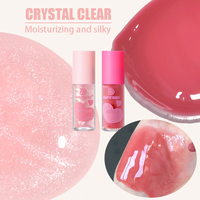 Offre Spéciale : Coffret Magique Mini Valise de Maquillage pour les Lèvres – Ensemble 6 Pièces Rouge à Lèvres et Gloss avec Pendentif – Hydratant, Longue Tenue, Kit Cadeau Adorable