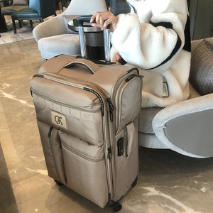 Maleta con Ruedas Unisex de Tela Oxford |   Maleta de mano de 20 pulgadas y maleta blanda de 28 pulgadas |   <span class=keywords><strong>Cierre</strong></span> de cremallera ligero con candado <span class=keywords><strong>TSA</strong></span> y antibacteriano - Product Image 4