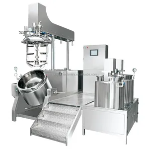 300L Mayonnaise condensed milk vacuum emulsify mixer machine heating homogenizer equipment