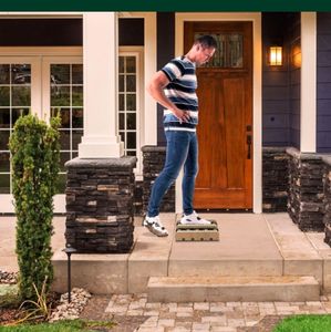 Brosse gratte-bottes en plastique écologique avec manche en acier, tapis de nettoyage plat pour toutes les saisons, nettoie chaussures et bottes, élimine neige et sable - Product Image 4