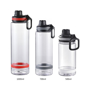 BPA free 500ml 700ml 1000ml plastic water bottle sport bottle tritan drinking water bottles with custom logo